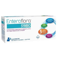 Enteroflora Symbio Integratore Di Fermenti Lattici Fibre Prebiotiche E Vitamine 10 Flaconcini 10ml