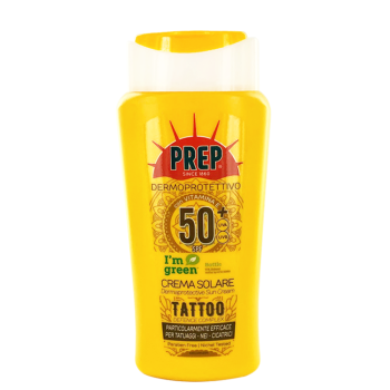 prep solare crema dermoprotettivo tattoo spf 50+ 200ml