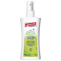Zanzarella Lozione Insetto Repellente E Anti-Zanzare Con Aloe Vera Tutti I Tipi Di Pelle 100ml