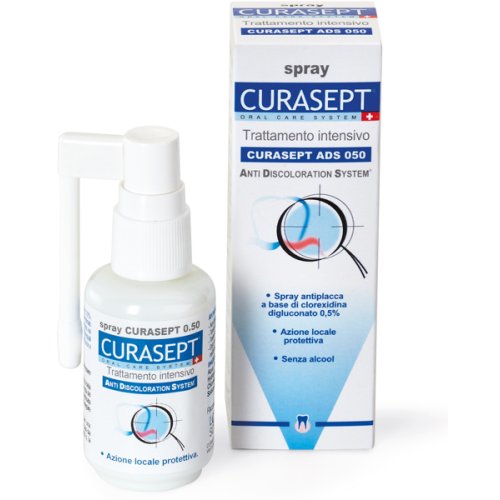 Curasept ADS Spray Trattamento Topico Antiplacca - Clorexidina 0.5% 30ml
