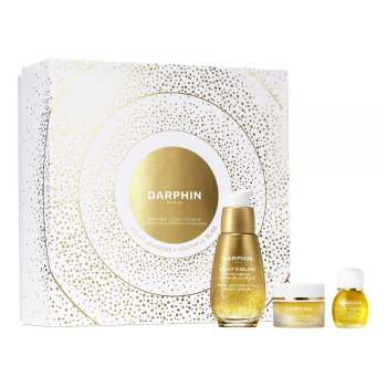 darphin cofanetto Éclat sublime youthful bliss set - balsamo detergente aromatico + siero ringiovanente + olio di nettare d’oro agli 8 fiori
