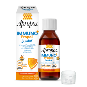 Apropos Immuno+ Propoli Junior Gusto Pera Banana Flacone Da 150ml