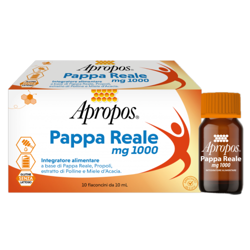 Apropos Pappa Reale 1000mg 10 Flaconcini Da 10ml