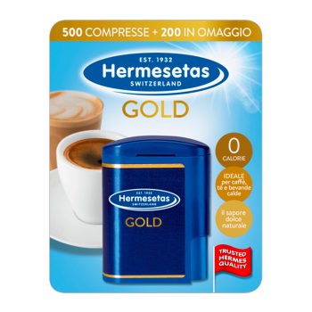 hermesetas gold 500 + 200 compresse aspartame