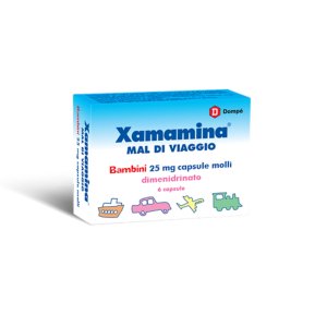 Xamamina Mal Di Viaggio Bambini 25mg 6 Capsule 