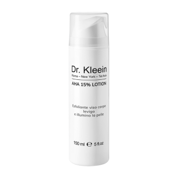 dr kleein aha 15% lotion - latte viso e corpo 15% di acido glicolico e alpha idrossiacidi 150ml