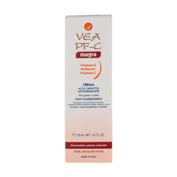 Vea PF-C Magra Crema Antiossidante Vitamina E Polifenoli Bomboletta Airless 50ml