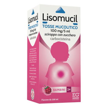 lisomucil tosse mucolitico bambini sciroppo 100mg/5ml 200ml