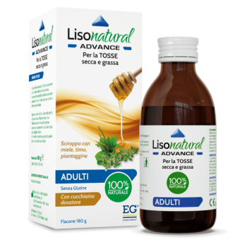 lisonatural advance sciroppo adulti tosse secca e grassa 180ml