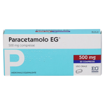 paracetamolo 500mg 20 compresse - eg