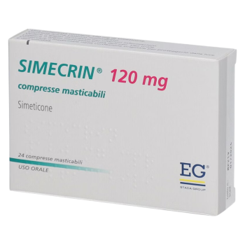 simecrin 120mg 24 compresse masticabili 