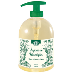 esi sapone marsiglia liquido tea tree e timo 500ml