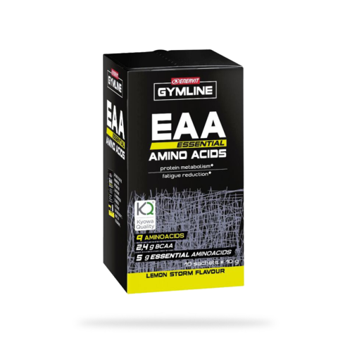 Enervit Gymline EAA Essential Amino Acids - Aminoacidi Essenziali Gusto Limone 10 Bustine 10 g