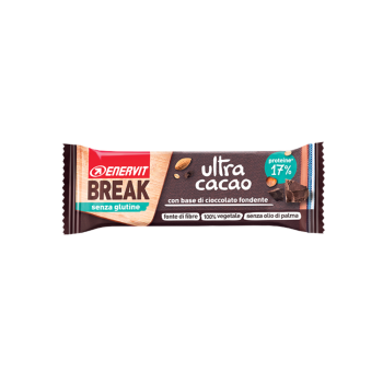 enervit break ultra cacao – barretta proteica vegetale 33g