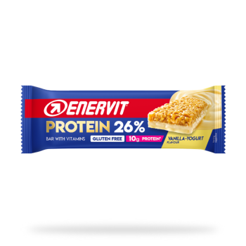 enervit protein bar 26% vaniglia-yogurt | barretta proteica post allenamento 40 g