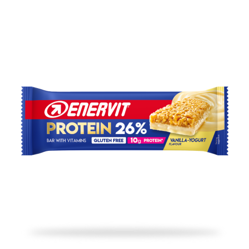 Enervit Protein Bar 26% Vaniglia-Yogurt | Barretta Proteica Post Allenamento 40 g