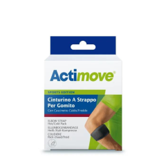 actimove sports edition - cintura gomito con cuscinetto caldo/freddo taglia unica