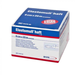 leukoplast elastomull half - benda elastica coesiva compressione forte 6cm x 20m