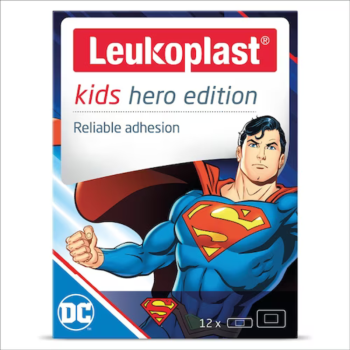 leukoplast kids hero edition superman 12 cerotti