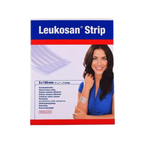 Leukoplast Leukosan Strip - Cerotti Per Satura 6 X 100mm 2 Buste da 5 Pezzi