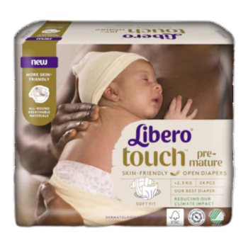 libero touch prematuri pannolini per neonati fino a 2,5kg 24 pezzi