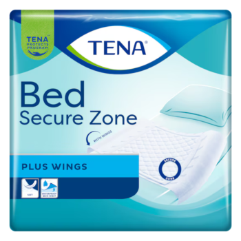 tena bed secure zone plus wings - traverse assorbenti monouso con ali di fissaggio 80 x 180cm 20 pezzi