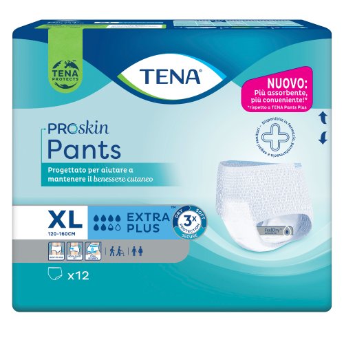 Tena Proskin Pants Extra Plus XL - Mutandine Assorbenti Per Incontinenza 12 Pezzi