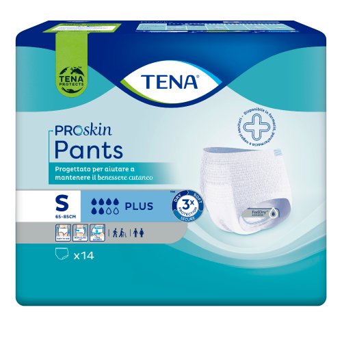 Tena Proskin Pants Plus S - Mutandine Assorbenti Per Incontinenza 14 Pezzi