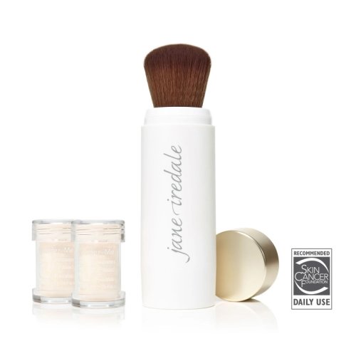 Jane Iredale Powder-Me Spf 30 Dry Sunscreen Refill Brush + 2 Ricariche Translucent