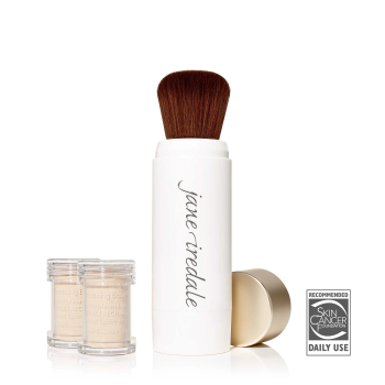 jane iredale amazing base loose mineral powder refillable brush spf 20 colore ivory