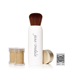 jane iredale amazing base loose mineral powder refillable brush spf 20 colore latte