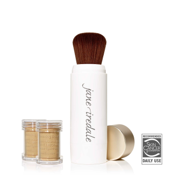 jane iredale amazing base loose mineral powder refillable brush spf 20 colore latte