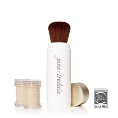 jane iredale amazing base loose mineral powder refillable brush spf 20 colore light beige