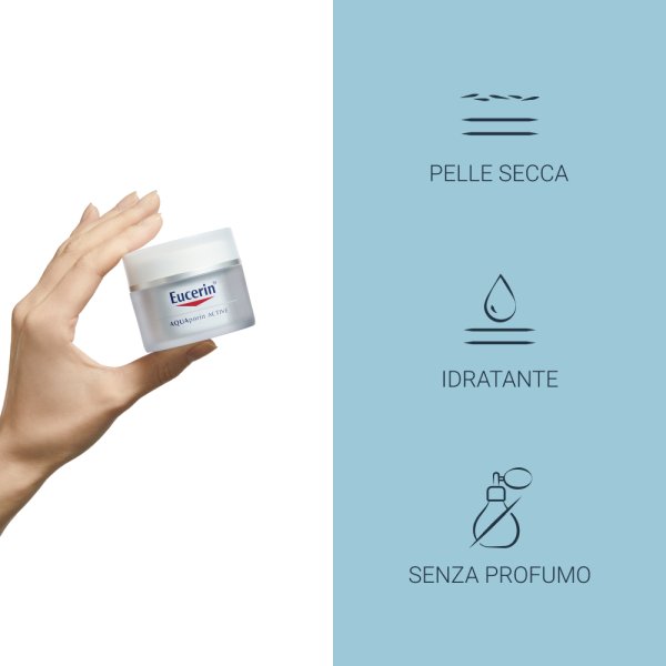 Eucerin Aquaporin Active Crema Viso Ricca Pelli Secche 50ml