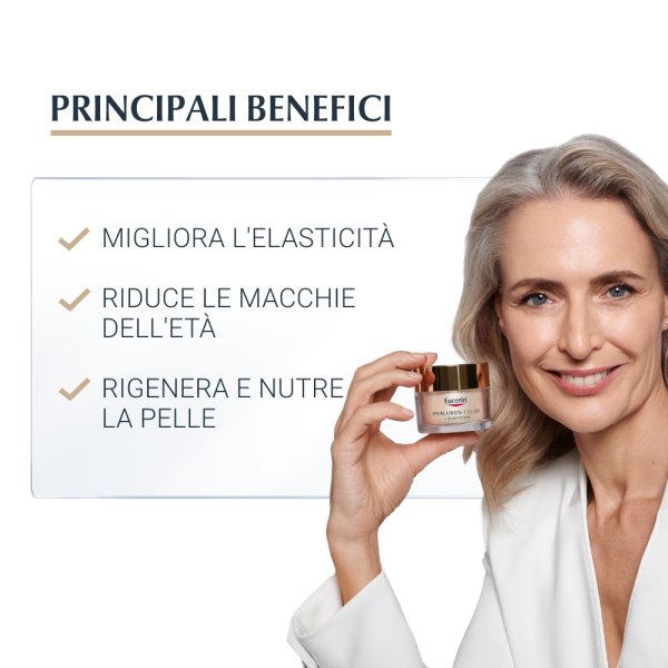 Eucerin Hyaluron-Filler + Elasticity Crema Notte Anti-Età Tutti I Tipi Di Pelle 50ml