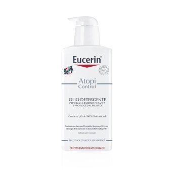 eucerin atopicontrol olio detergente 20% omega 400ml