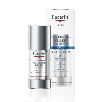eucerin hyaluron-filler + 3x effect peeling & serum notte anti-età 30ml