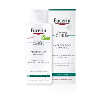 eucerin dermo capillaire shampoo-gel anti-forfora grassa 250ml