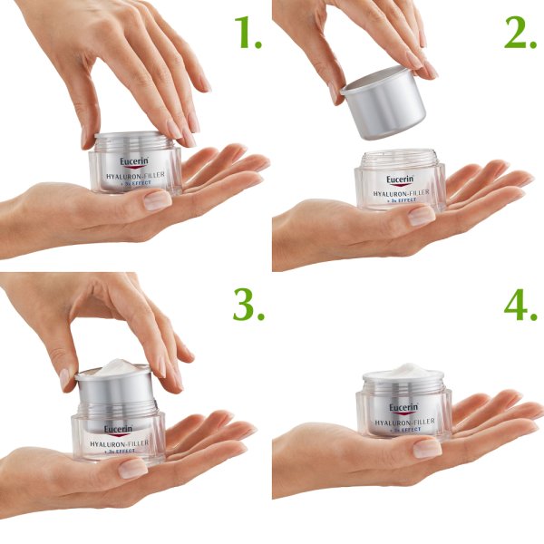 Eucerin Hyaluron-Filler + 3x Effect Crema Notte Anti-Età Ricarica 50ml