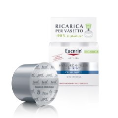 eucerin hyaluron-filler + 3x effect crema notte anti-età ricarica 50ml