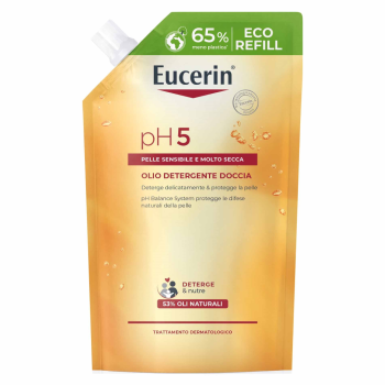 eucerin ph5 olio detergente doccia ricarica 400ml