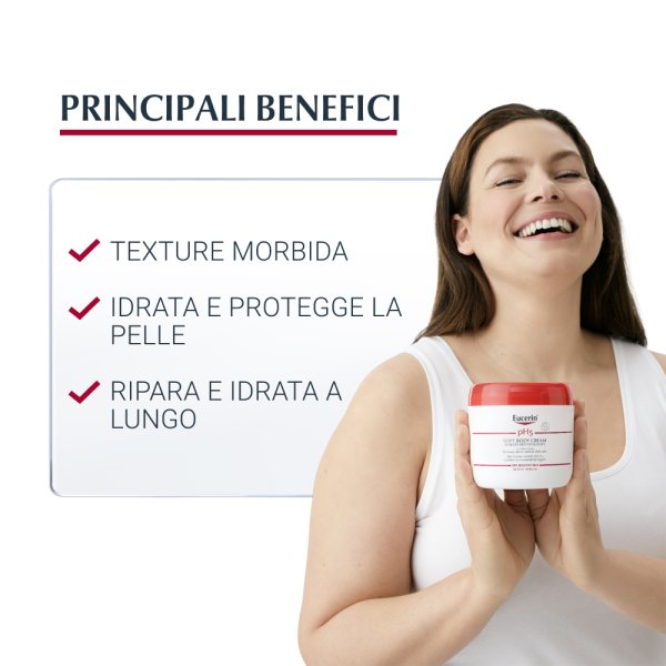 Eucerin pH5 Soft Cream Riduce I Sintomi Della Pelle Sensibile 450ml