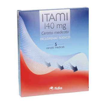 itami cerotti medicati 140 mg 5 pezzi