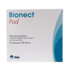 bionect pad 10 x 10cm 5 medicazioni al collagene