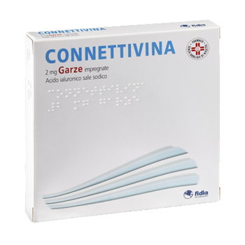 connettivina garze impregnate 2mg 10 x 10cm 10 pezzi