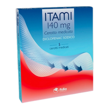 itami cerotti medicati 140 mg 5 pezzi