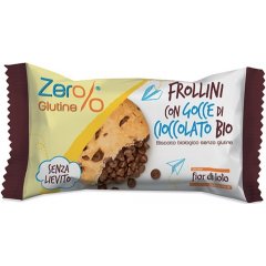 fior di loto zero % glutine frollini gocce di cioccolato bio 70g