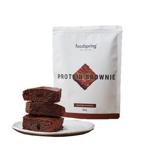 Foodspring Protein Brownies - Preparato Per La Preparazione Dei Brownies Al Cioccolato Proteico 250