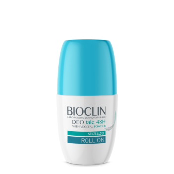 bioclin deo control talc 48h roll on deodorante ipersudorazione con delicata profumazione 50ml