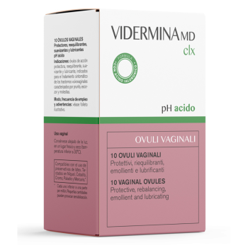 vidermina clx 10 ovuli vaginali – lubrificante ph acido